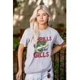 thumbnail image 3 of Fisherman Life Thrills and Gills Plus Size Crewneck Graphic Tee Shirt Brisco Brands 2X, 3 of 4