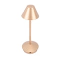 thumbnail image 3 of Cordless Table Lamp Modern Style Iron Art 3 Color Stepless Dimming Portable LED Desk Lamp with Touch Control Rose Gold, 3 of 22