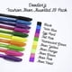 thumbnail image 3 of Set de 50 Plumas Gel Zebra Doodlerz Punta 1.0 mm Colores Surtidos, 3 of 7