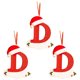 thumbnail image 2 of Navidad Little Red Hat Carta Colgante DIY Escribible Nombre 26 Carta Colgante Wmkox8yii gf6293, 2 of 4