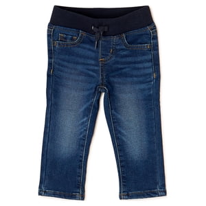 Wonder Nation Toddler Boy's Knit Denim Jeans