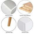 thumbnail image 2 of Nightstand with 2 Drawers, Bedside Table for Bedroom, Living Room, Sofa Side, White, Wood, 2 of 5