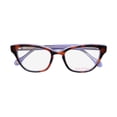 thumbnail image 2 of NEW LILLY PULITZER COPELAND WOMENS/LADIES CAT EYE FULL-RIM TORTOISE / VIOLET FRAME DEMO LENSES 48-17-130 FLEXIBLE HINGES EYEGLASSES/EYEWEAR, 2 of 9