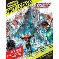 Crayola Art with Edge Justice League, 28 Loose Leaf Pages, Adult Coloring, Gift for Teens and Adults