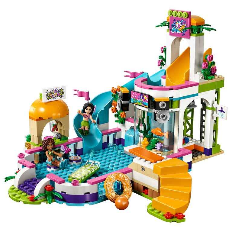 Agurk vedtage krænkelse LEGO Friends Heartlake Summer Pool 41313 (589 Pieces) - Walmart.com