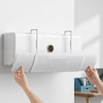 thumbnail image 3 of Lypsnake Wall Mount Air Conditioner Deflector,Adjustable Perforated White AC Wind Shield With Metal Hook Bracket,Anti Direct Blowing Air Deflector For Indoor Split AC Home Bedroom Office Use, 3 of 8