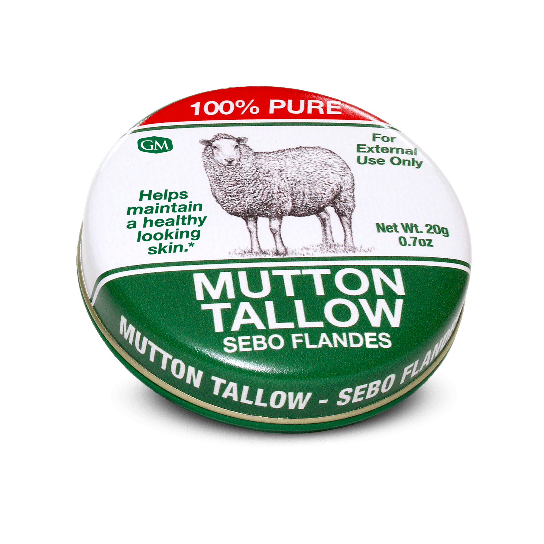 Germa 100% Pure Mutton Tallow. Sebo Flandes, 0.7 oz