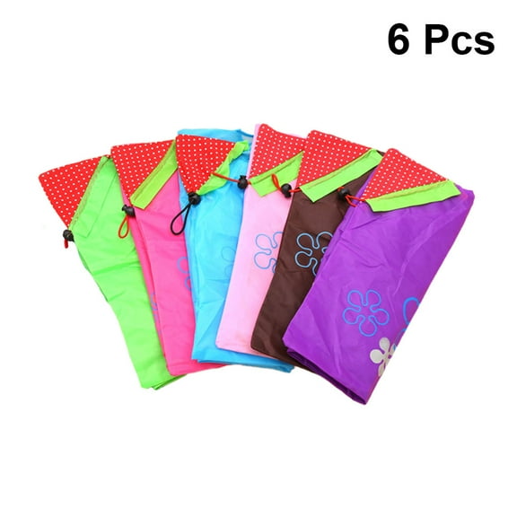 COSMOBETTY 6Pcs Portable Tote Bag With Nylon Fabric For Outdoor And Daily Life