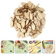 thumbnail image 4 of 50pcs Khaki Mini Fish Cutouts Unfinished Wood DIY Accessories for Craft Projects and Home Decor, 4 of 10