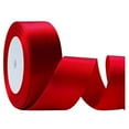 thumbnail image 1 of Ruban Rouge pour Voiture Grand Ruban Rouge en Polyester Ruban Décoratif Festif Ruban de Décoration de Mariage Emballage Cadeau, 1 of 4