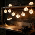 thumbnail image 5 of Sports Ball LED String Lights, Battery Operated Football Basketball Baseball Themed Night Light, 10 LED 5 Feet Hanging Decor for Birthday Party Game Room Man Cave Bar Decor, Indoor Home Decorations, 5 of 7