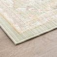 thumbnail image 4 of Crestwood Traditional Oriental 8x10 Sage and Brown Polyester Indoor Area Rug, 7'10'' x 9'4'', 4 of 6
