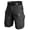 Black, variant on Tactical Work Shorts for Men Outdoor Casual Military Combat Hiking Cargo Shorts with Multi-Pocket (No Belt) Brown 2xL