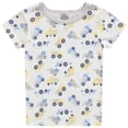thumbnail image 5 of Cudlie Boys 4-Piece Pajama Set, Short Sleeve Tops and Long Pants PJs, 5 of 5
