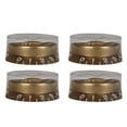 thumbnail image 2 of Guitar Control Knobs with White Lettering for Electric Guitar Replacement, 4, 2 of 10