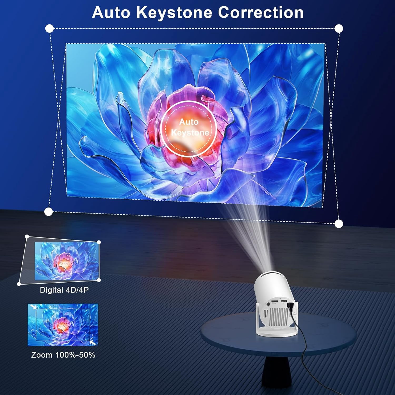 Portable Projector Hy300PRO Auto Keystone Mini Portugal | Ubuy
