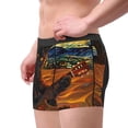 thumbnail image 2 of Naloa Starry Night Cat Guitarist A Mens Underwear - Boxers for Men, Mens Boxer Briefs, Classic Briefs for Men-Small, 2 of 5