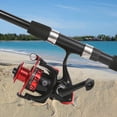 thumbnail image 6 of 6.9ft Telescopic Fishing Rod and Reel Combo Set with Carbon Fiber Pole, Spinning Reel, Lures & Bag for Freshwater Fishing, 6 of 6