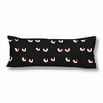 thumbnail image 1 of YUSDECOR Scary Evil Eyes Body Pillow Pillowcase Pillow Protector Cushion Cover 20x60 Inch, 1 of 2