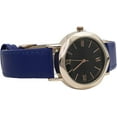 thumbnail image 4 of Blekon Collections Women's 35mm Case Curve Angled Bezel Leather Buckle Strap Watch, 4 of 5