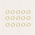 thumbnail image 3 of 200pcs 6x5mm Golden Spring Rings Bag Buckle Split Circle Stainless Steel Key Chain Rings, 3 of 7