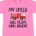 thumbnail image 4 of Inktastic Uncle Firefighter for Nephew Boys or Girls Baby Bodysuit, 4 of 5