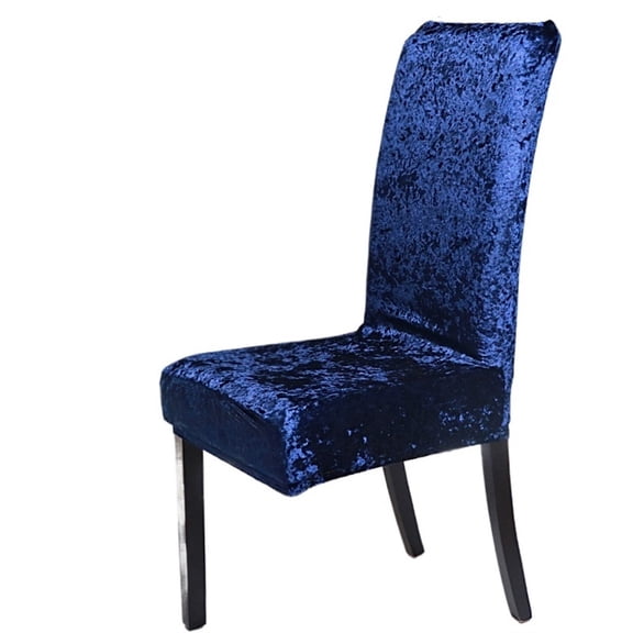 Solid Color Velvet Shiny Fabric Cheap Chair Covers Universal Size Stretch Chair Covers Seat Case Slipcovers