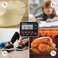 thumbnail image 6 of Escali Multi-Task Four Event Digital Kitchen Timer with Clock Mode, Magnetic Back, Overtime Counter, 6 of 12