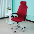 thumbnail image 6 of Stretchable Office Chair Covers Removable Gaming Chair Covers Chair Slipcovers Red, 6 of 6