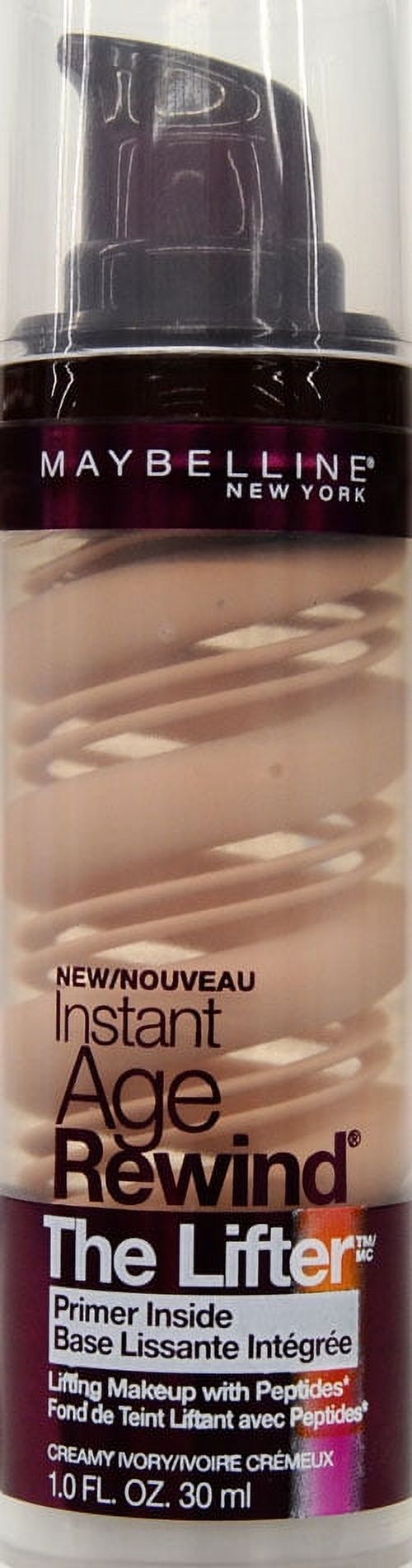 Maybelline Instant Age Rewind The Lifter Foundation, Creamy Ivory, 1 fl oz, Creamy Ivory - image 2 of 3