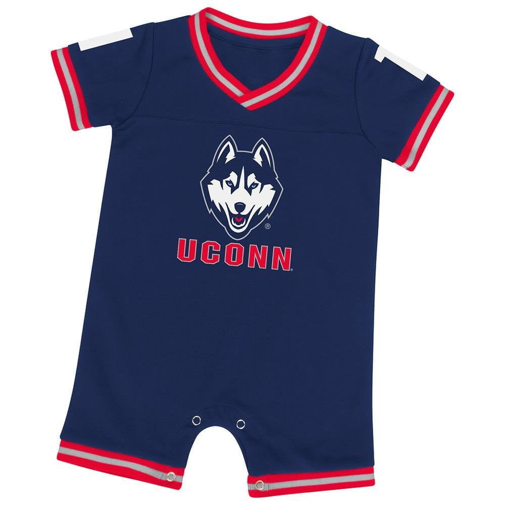 Colosseum Athletics Infant Ncaa Uconn Huskies Runback Onesie Team