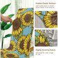 thumbnail image 3 of Sunflower Chair Covers Set of 4, Stretch Kitchen Chair Slipcovers Washable Removable Dining Chair Covers Protector for Dining Room, Hotel and Ceremony, 3 of 5