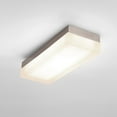 thumbnail image 4 of WAC Lighting Dice 14" LED 2700K Rectangular Aluminum Flush Mount in Nickel, 4 of 5