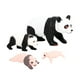 thumbnail image 3 of Juego de Juguetes Cognitivos Hugo Ciclo de Vida de Pandas Decoración de Escritorio para Fiestas, 3 of 10