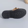 thumbnail image 5 of Khaki Women'S Casual Loafers With Bow Design And Thick Sole In A Soft Hue Comfortable For All-Day Use Breathable, 5 of 9