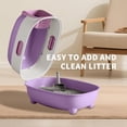 thumbnail image 3 of imerelez Large Cat Litter Box for Indoor Cats Kitty Litter Box,Tool-Free Assembly,Multi Cat Litter Box, 3 of 7