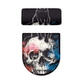 thumbnail image 5 of HELLHERO Skull and Cat Pattern Toilet Lid Seat Cover with Fits All Toilet Shapes 2 Piece Set Toilet Covers Set 17x21 Inches for Soft, 5 of 8