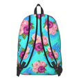 thumbnail image 3 of Pioneer Flower Floral Print Pattern Backpack for School, Cute School Bag with Adjustable Shoulder Straps and Padded Back, 15.7"x11.8"x5.5", 3 of 5