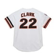 thumbnail image 3 of Men's Mitchell & Ness Will Clark White San Francisco Giants Cooperstown Collection 1989 Authentic Jersey, 3 of 7