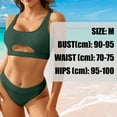 thumbnail image 5 of Conjunto de bikini a medida para mujer Conjunto de traje de baño con cintura push up, traje de baño de dos piezas con control del abdomen para mujer, 5 of 5