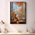 thumbnail image 4 of Canvas Wall Art for Living Room - Nova Scotia Duck Tolling Retriever Dog Poster Print Vintage Home Decor Pets Oil Painting Autumn Room Decor, 4 of 6