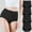 Black, variant on MEIYATING Women's High Waisted Tummy Control Panties - 4-Pack, Seamless and Breathable