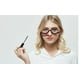 thumbnail image 1 of Gafas de presbicia transparentes con doble lente abatible hacia arriba y hacia abajo, estilo japonés, europeo y americano, con espejo para maquillaje, 1 of 5