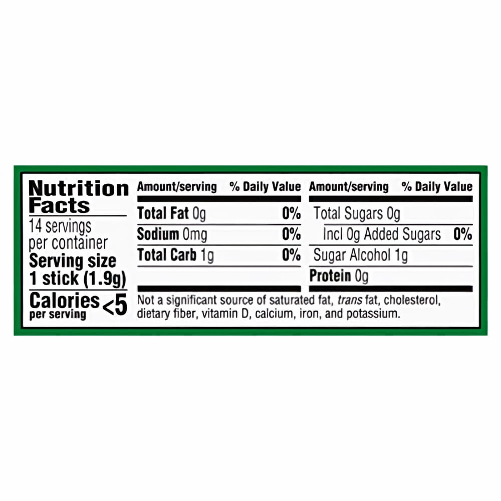 Trident Spearmint Gum (Pack of 10)