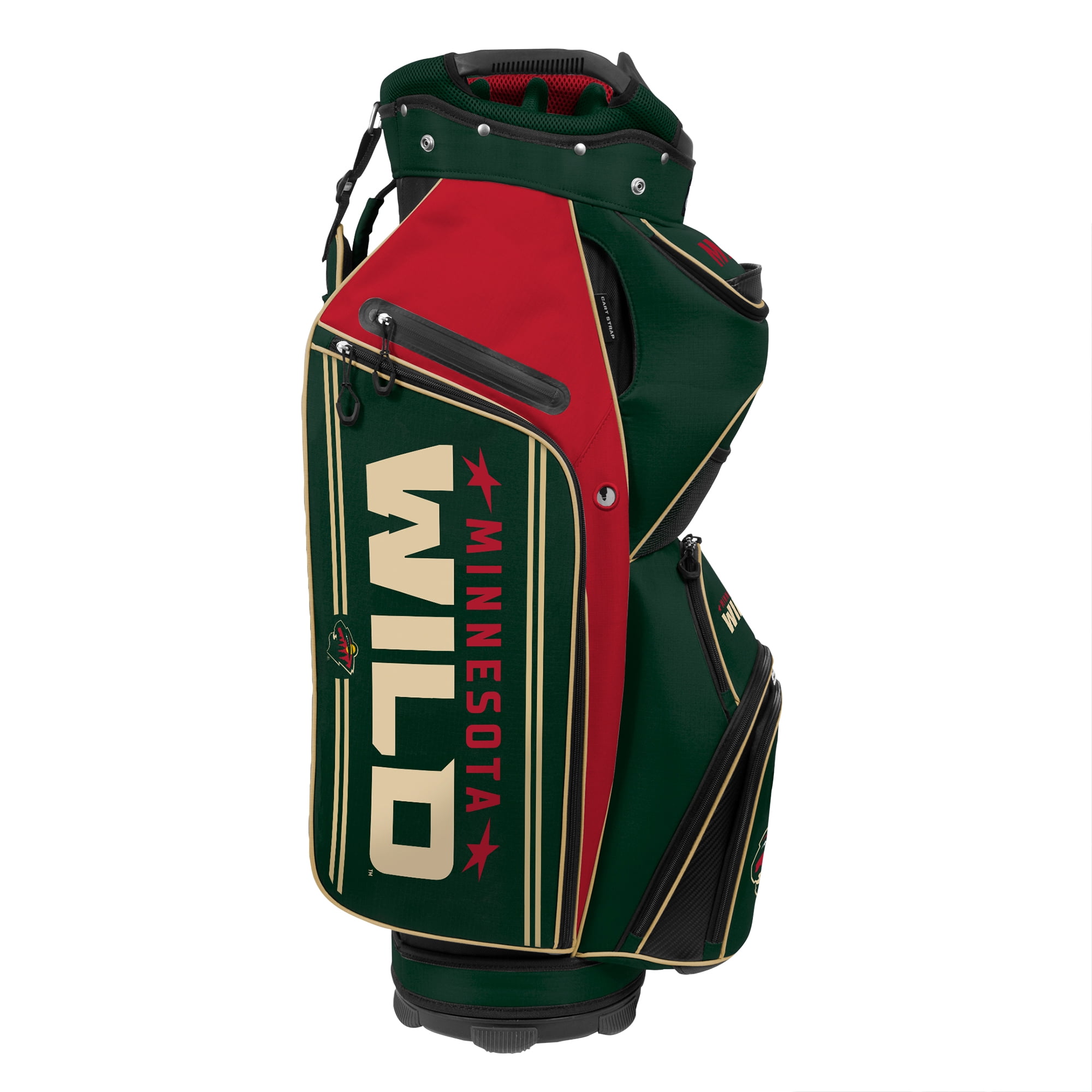 WinCraft Minnesota Wild Bucket III Cooler Cart Golf Bag