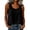 *Black, variant on VBVC Women's Cotton Linen Frayed Trim Tank Tops , Ladies' Casual Summer Crew Neck Blouses , Breathable Sleeveless Shirts For Women,Army Green,S-2XL