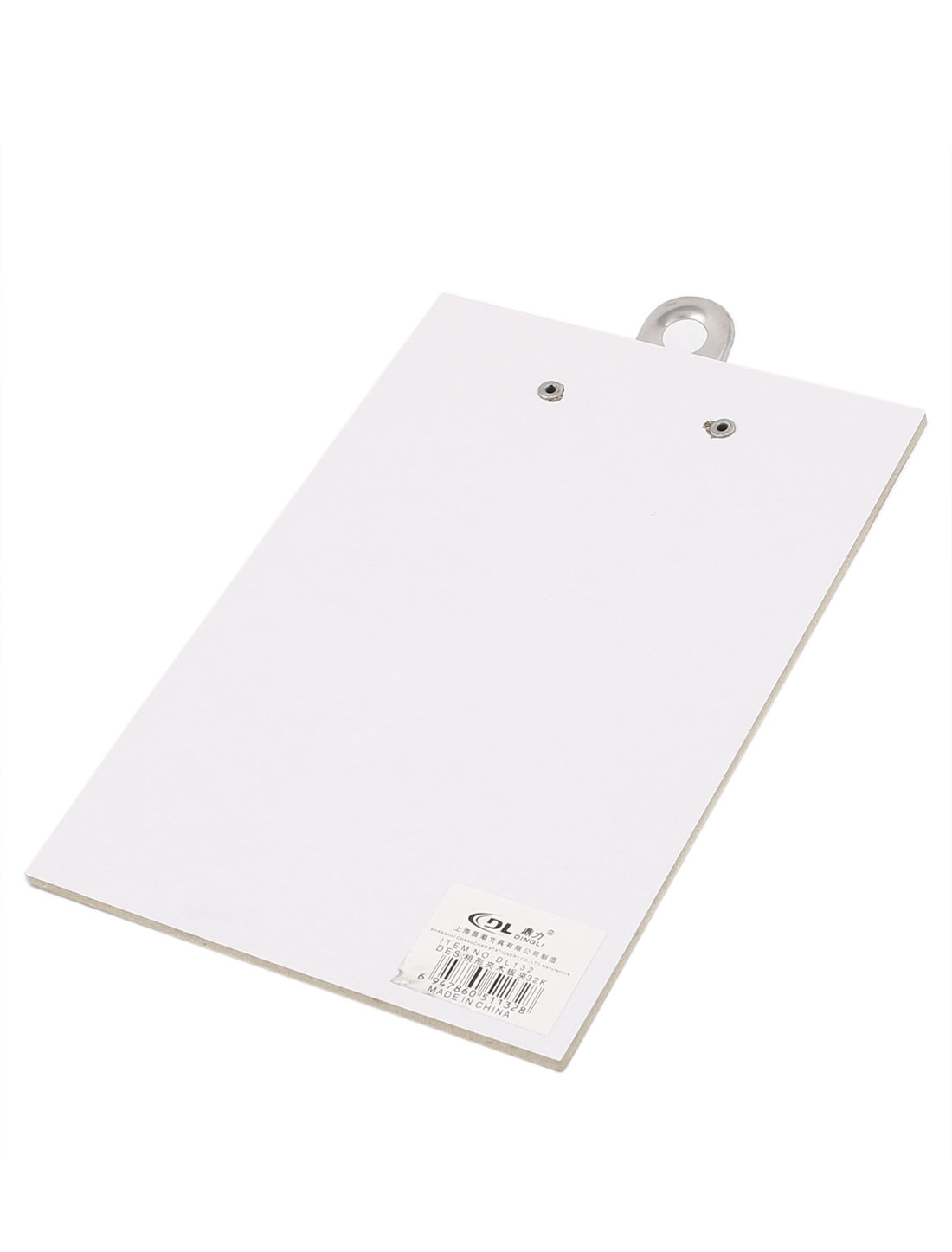 Wood Stainless Steel Clipboard Hardboard Cip Folders 22x15cm Yellow