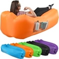 thumbnail image 1 of Canapé/sofa Gonflable Extérieur - Tissu en Nylon Robuste - Canapé de Camping, Plage, Extérieur avec Poches en Filet - avec Sac de Rangement, 1 of 9