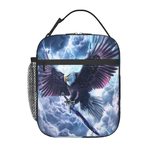 Eagle Lunch Bag for Office Women – Stylish Thermal Insulated Tote with Shoulder Strap, Lightweight for Work or Travel