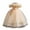 Beige, variant on AUNVITO Girls Sleeveless Round Neck Tulle Dress Puffy Layered Princess Evening Party Gown Elegant Performance Luxury